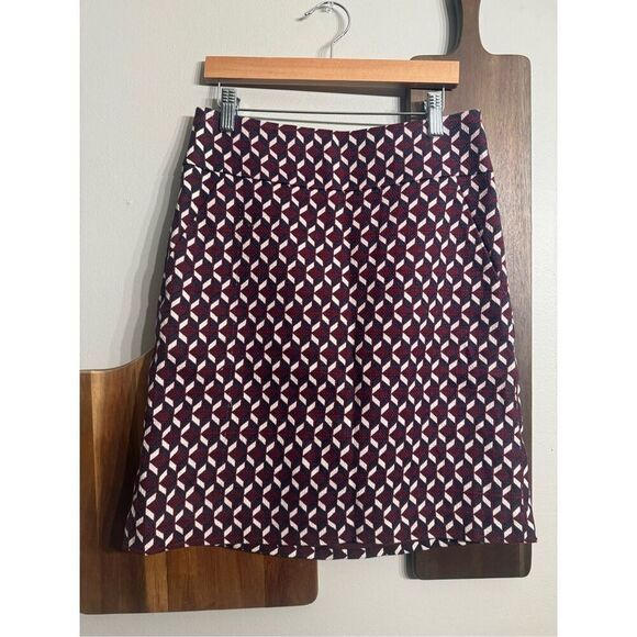 Ann Taylor geometric print skirt size 0 - Picture 1 of 4